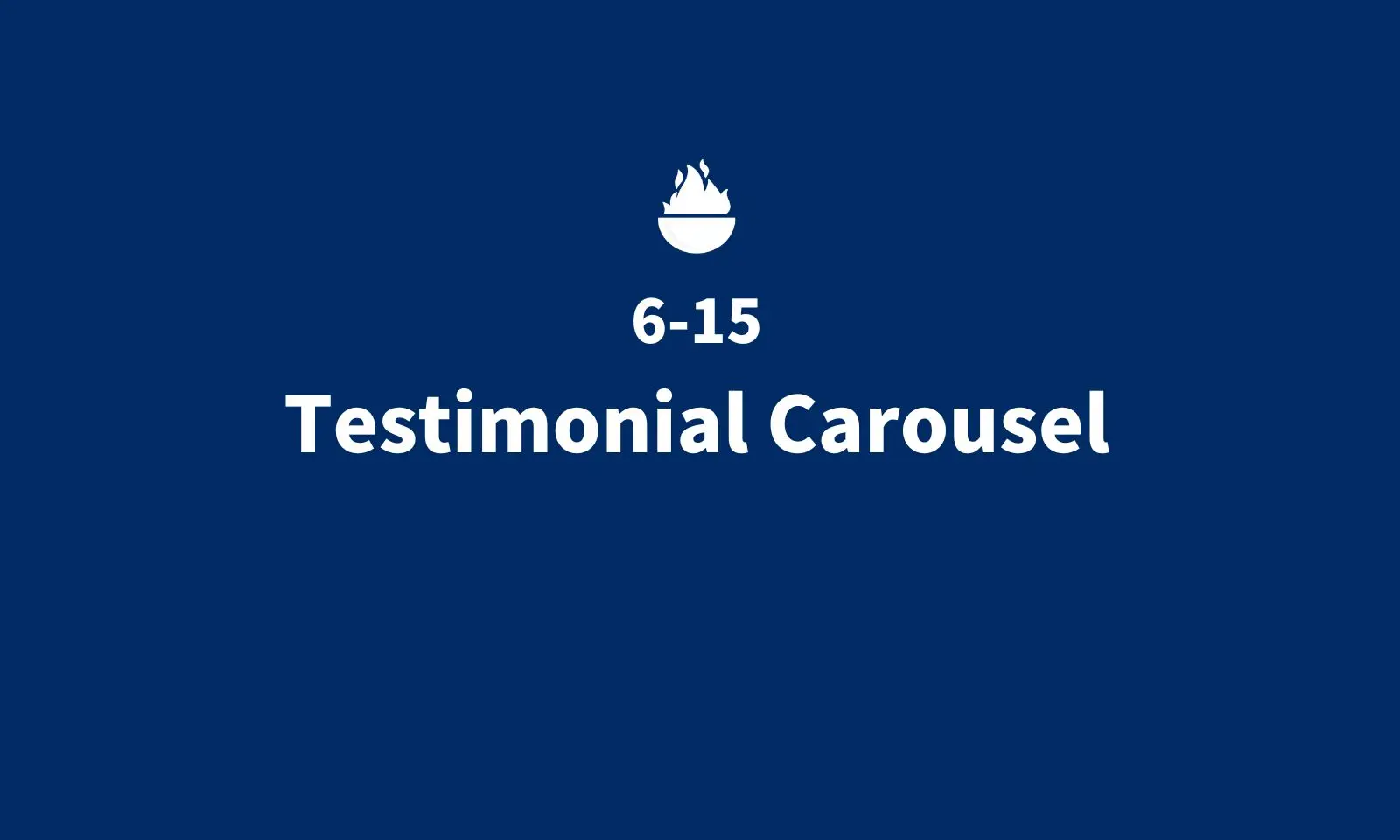 Testimonial Carouselの使い方